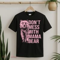 Don't Mess With Mama Bear Mother's Day Lover Momma Bear T-Shirt thumb 2