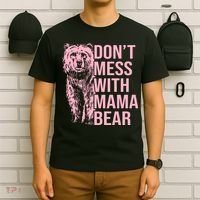 Don't Mess With Mama Bear Mother's Day Lover Momma Bear T-Shirt thumb 6