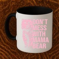 Don't Mess With Mama Bear Mother's Day Lover Momma Bear Coffee Mug thumb 2
