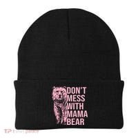 Don't Mess With Mama Bear Mother's Day Lover Momma Bear Beanie thumb 0