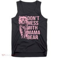 Don't Mess With Mama Bear Mother's Day Lover Momma Bear Tank Top thumb 0