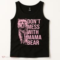 Don't Mess With Mama Bear Mother's Day Lover Momma Bear Tank Top thumb 2