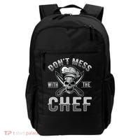 Dont Mess With The Chef Cook Kitchen Commercial Kitchen Funny Gift Backpack thumb 0
