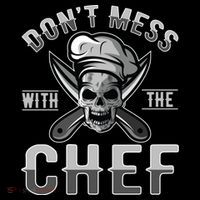 Dont Mess With The Chef Cook Kitchen Commercial Kitchen Funny Gift Women's Hoodie thumb 2