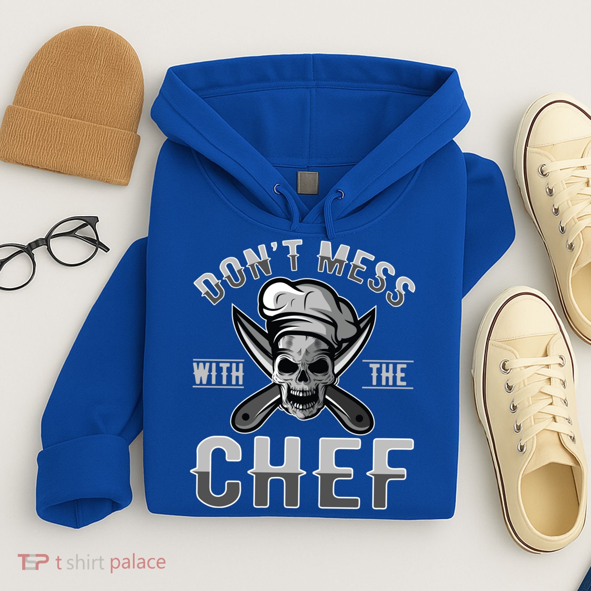 Dont Mess With The Chef Cook Kitchen Commercial Kitchen Funny Gift Hoodie