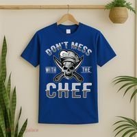 Dont Mess With The Chef Cook Kitchen Commercial Kitchen Funny Gift T-Shirt thumb 2