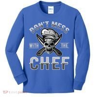Dont Mess With The Chef Cook Kitchen Commercial Kitchen Funny Gift Kids Long Sleeve Shirt thumb 0