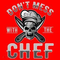 Dont Mess With The Chef Cook Kitchen Commercial Kitchen Funny Gift Santa Hat thumb 1