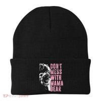 Don't Mess With Mama Bear Funny Mama Bear Beanie thumb 0