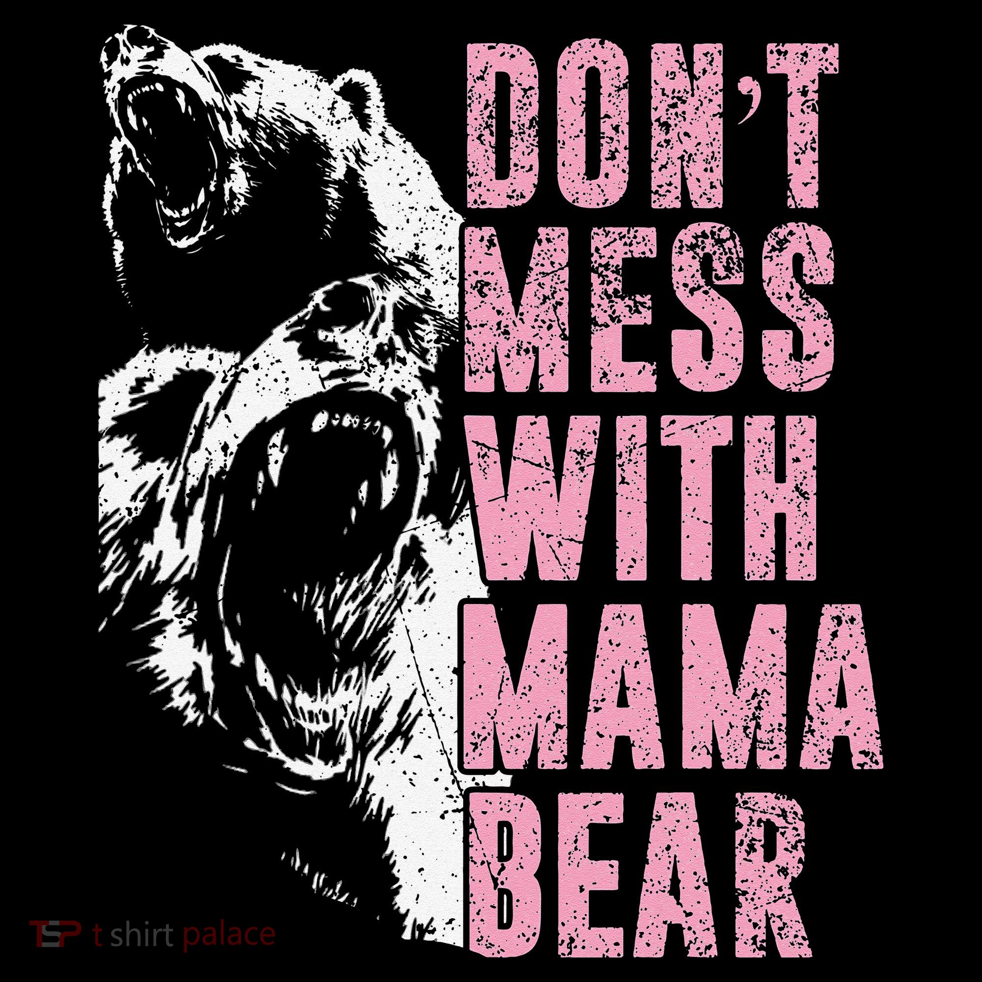 Don't Mess With Mama Bear Funny Mama Bear Mousepad