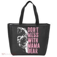 Don't Mess With Mama Bear Funny Mama Bear Tote Bag thumb 0
