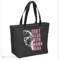 Don't Mess With Mama Bear Funny Mama Bear Tote Bag thumb 2