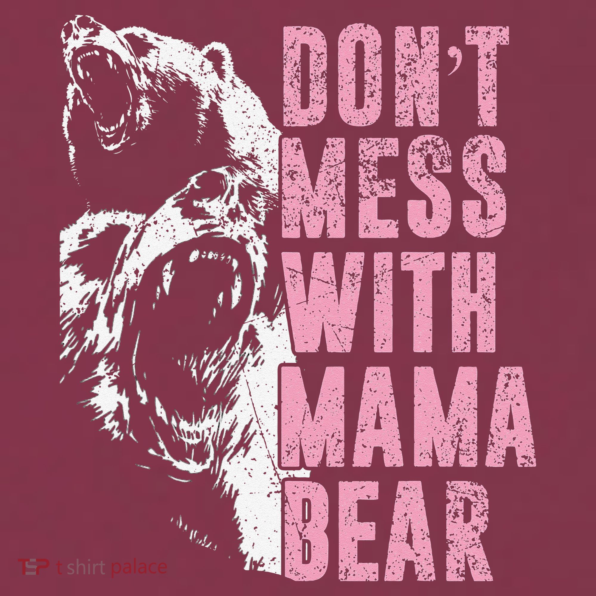 Don't Mess With Mama Bear Funny Mama Bear 16oz Travel Tumbler