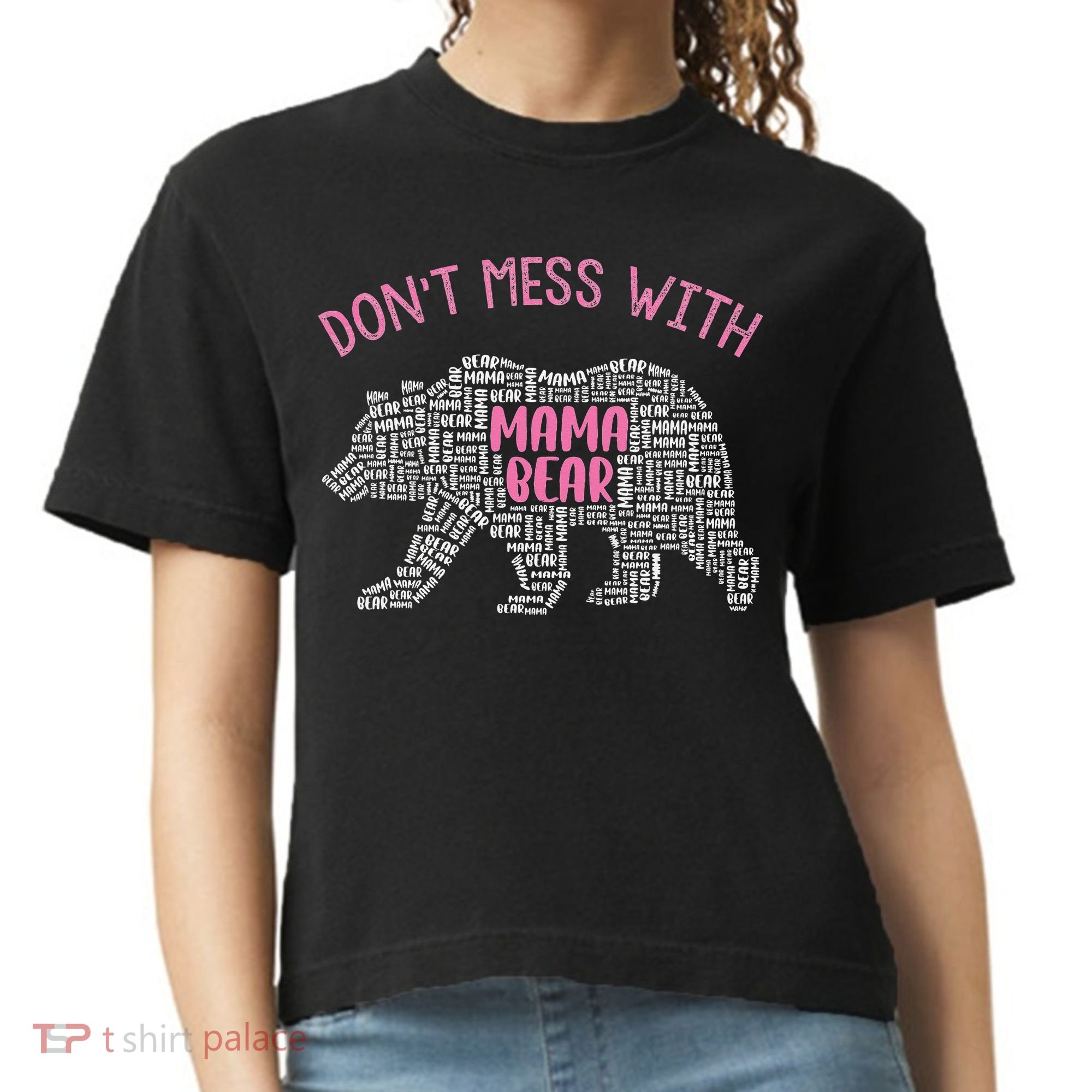 Don't Mess With Mama Bear Comfort Colors Boxy T-Shirt