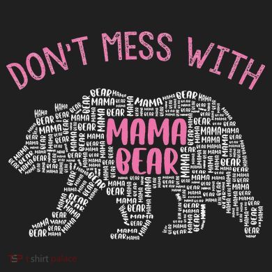 Don't Mess With Mama Bear Comfort Colors Boxy T-Shirt