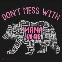 Don't Mess With Mama Bear Kids T-Shirt thumb 4
