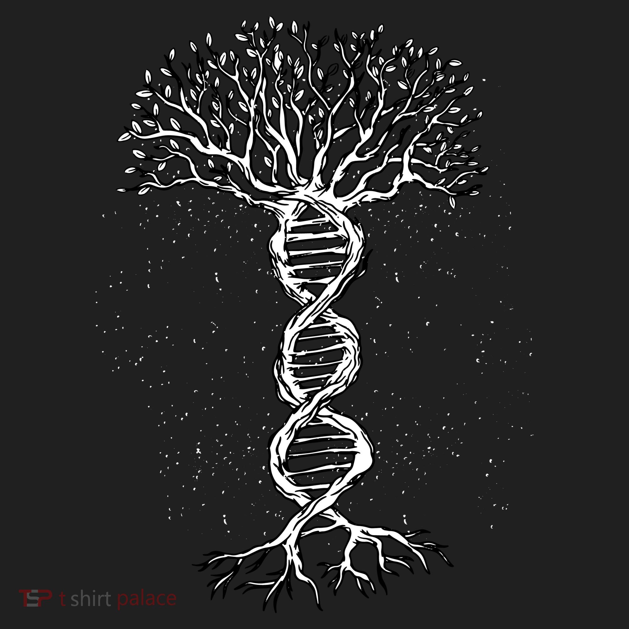 DNA Tree Golf Towel