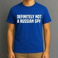Definitely Not A Russian Spy Costume Halloween Party T-Shirt thumb 3