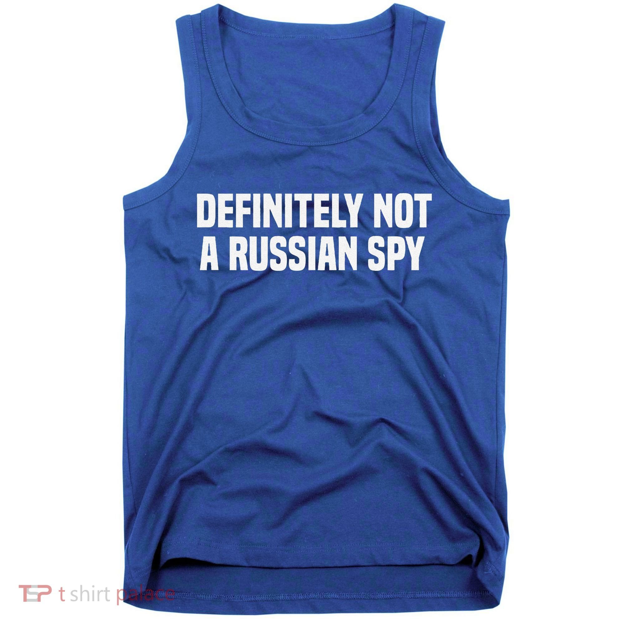 Definitely Not A Russian Spy Costume Halloween Party Tank Top