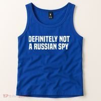 Definitely Not A Russian Spy Costume Halloween Party Tank Top thumb 2
