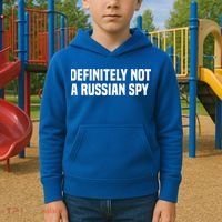 Definitely Not A Russian Spy Costume Halloween Party Kids Hoodie thumb 2