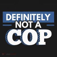 Definitely Not A Cop Funny Undercover Police Gift Women's Hoodie thumb 2