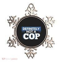 Definitely Not A Cop Funny Undercover Police Gift Ornament thumb 0