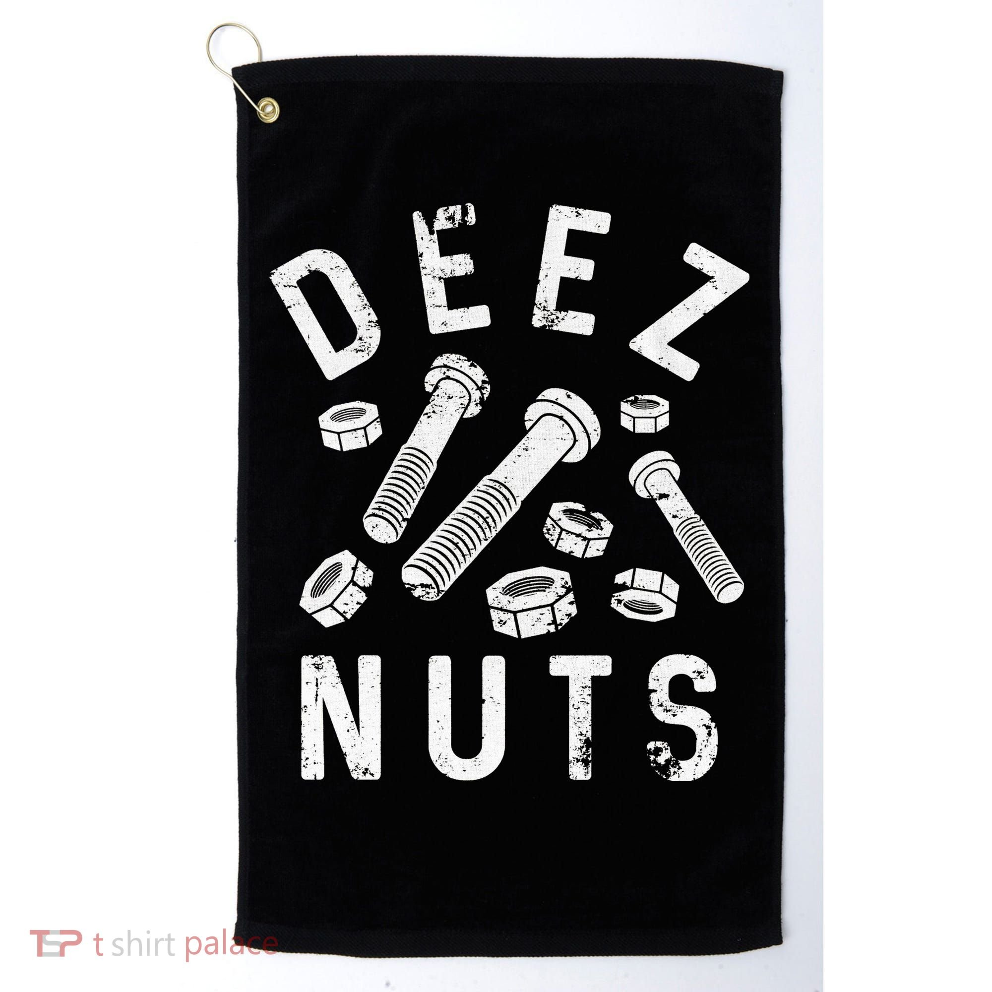 DEEZ NUTS (AND BOLTS) Golf Towel
