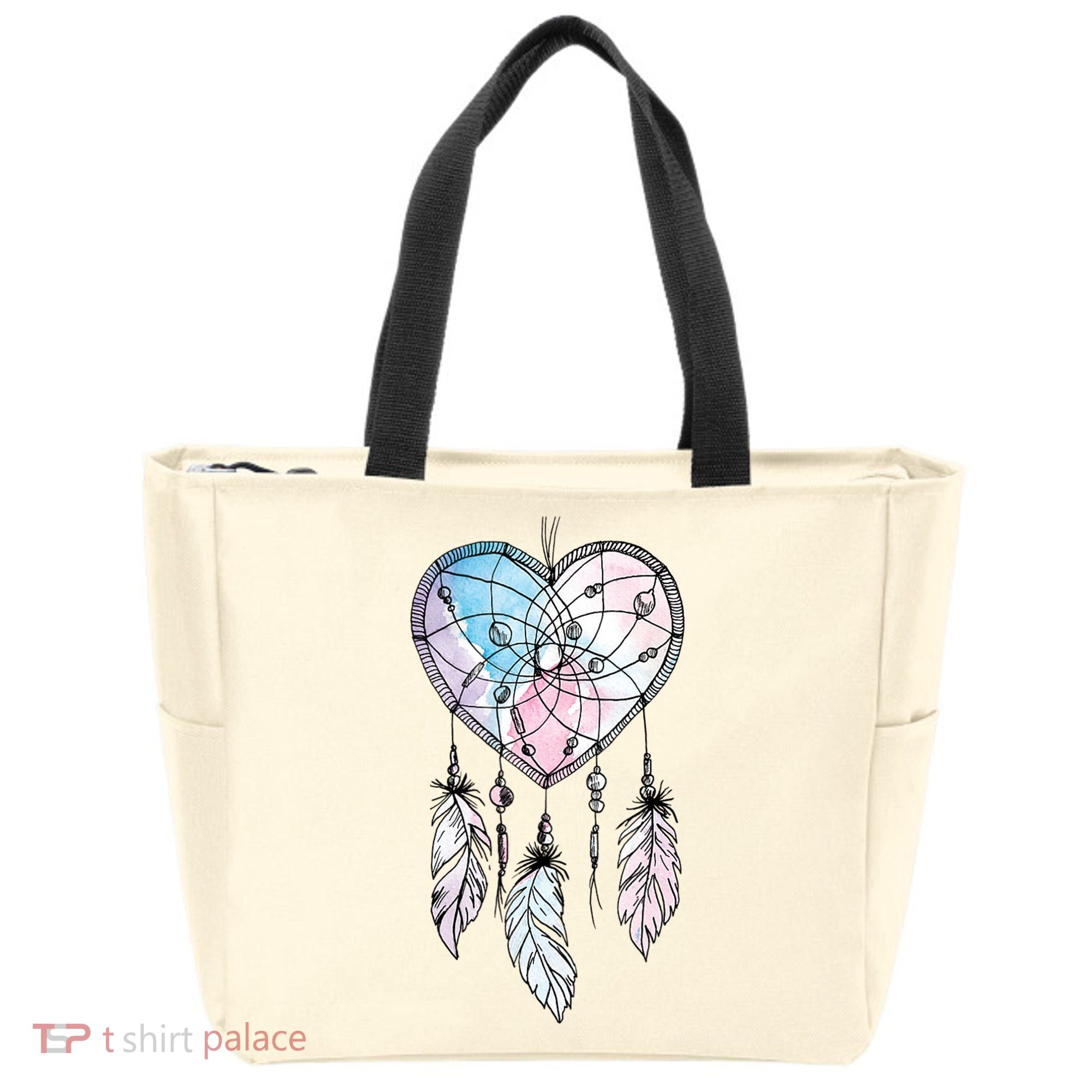 Dreamcatcher Native American Feathers Boho Dream Catcher Tote Bag