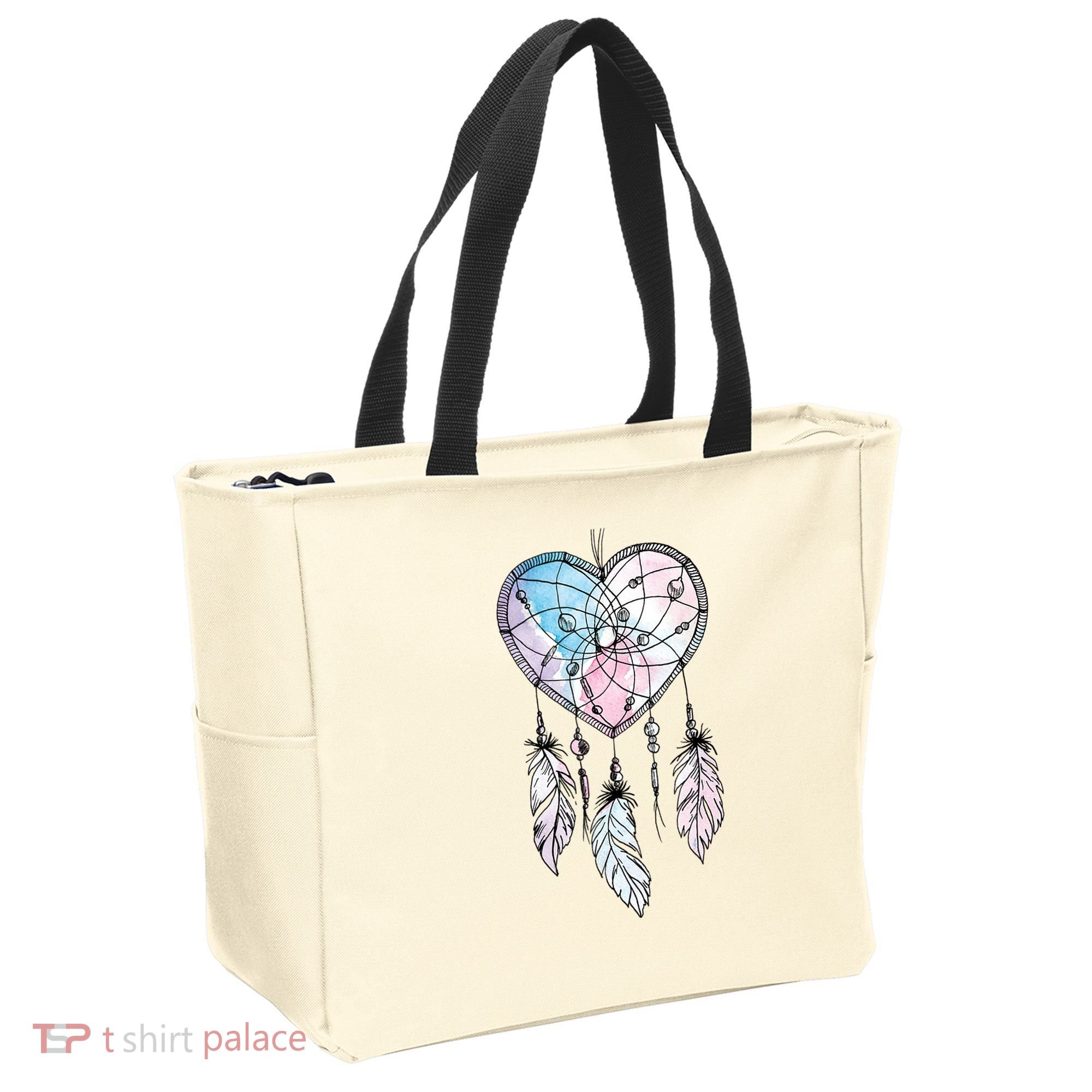 Dreamcatcher Native American Feathers Boho Dream Catcher Tote Bag
