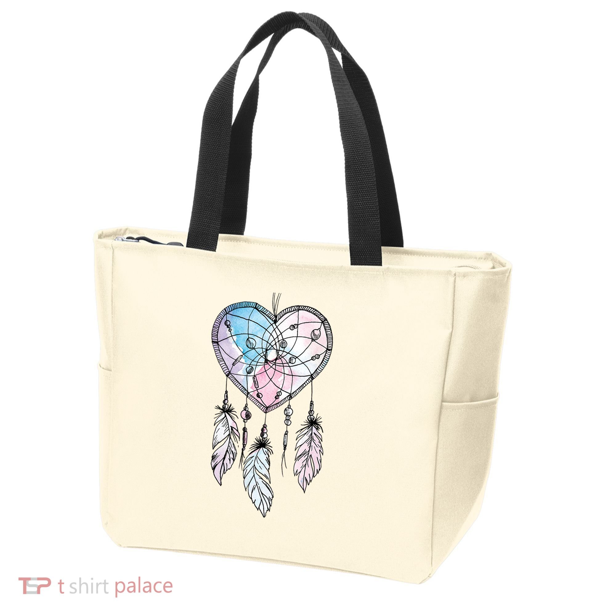 Dreamcatcher Native American Feathers Boho Dream Catcher Tote Bag