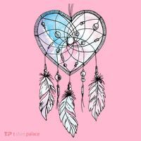 Dreamcatcher Native American Feathers Boho Dream Catcher Coaster thumb 2