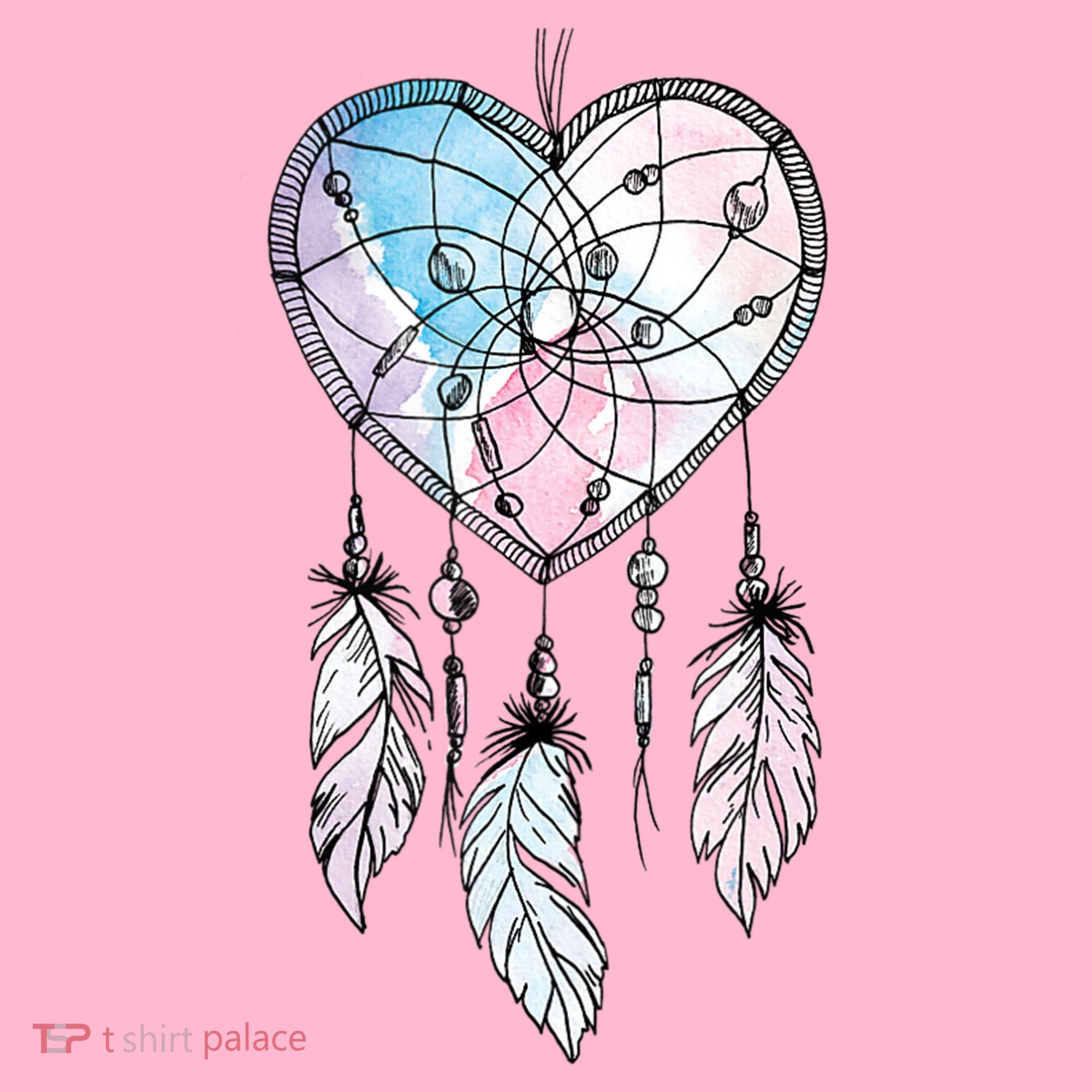 Dreamcatcher Native American Feathers Boho Dream Catcher Coaster