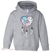 Dreamcatcher Native American Feathers Boho Dream Catcher Toddler Hoodie thumb 0