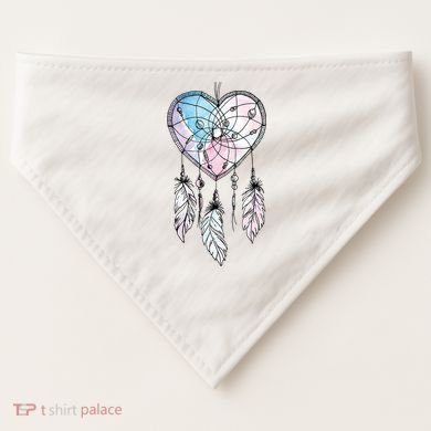 Dreamcatcher Native American Feathers Boho Dream Catcher USA-Made Doggie Bandana