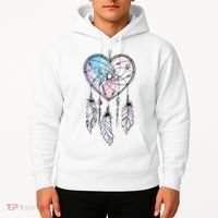 Dreamcatcher Native American Feathers Boho Dream Catcher Hoodie thumb 2