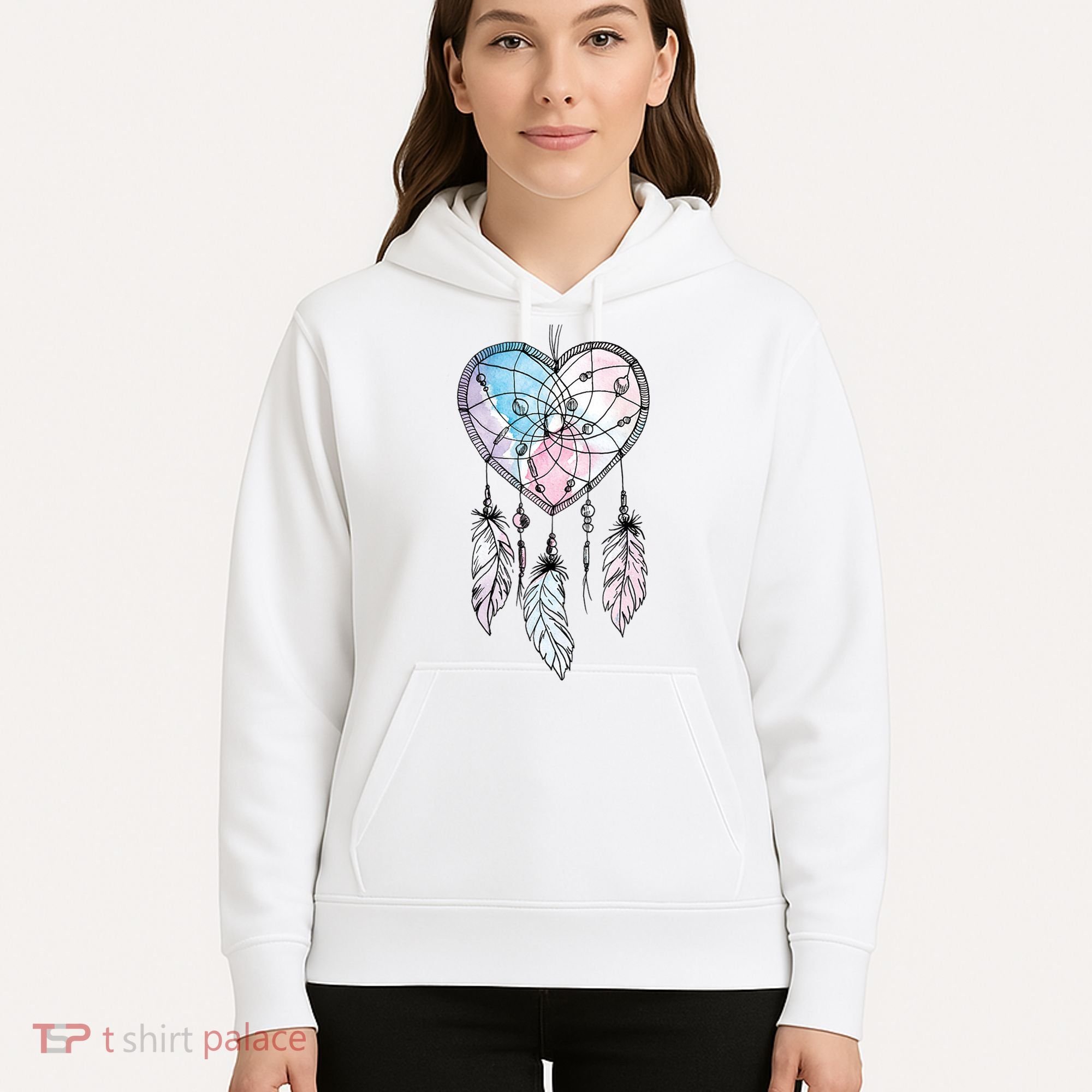 Dreamcatcher Native American Feathers Boho Dream Catcher Hoodie