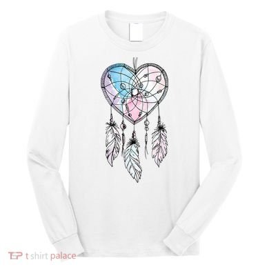 Dreamcatcher Native American Feathers Boho Dream Catcher Long Sleeve Shirt