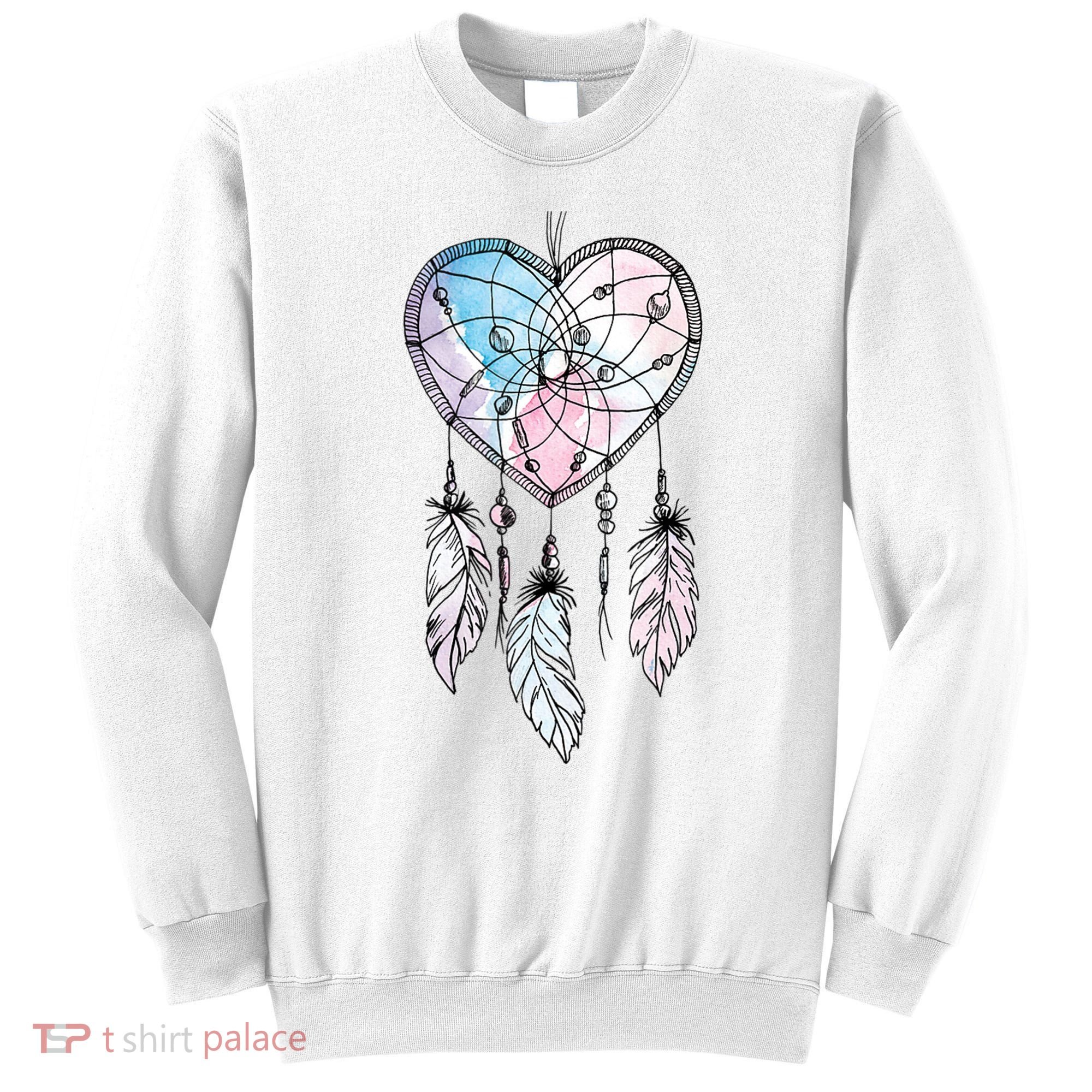 Dreamcatcher Native American Feathers Boho Dream Catcher Sweatshirt