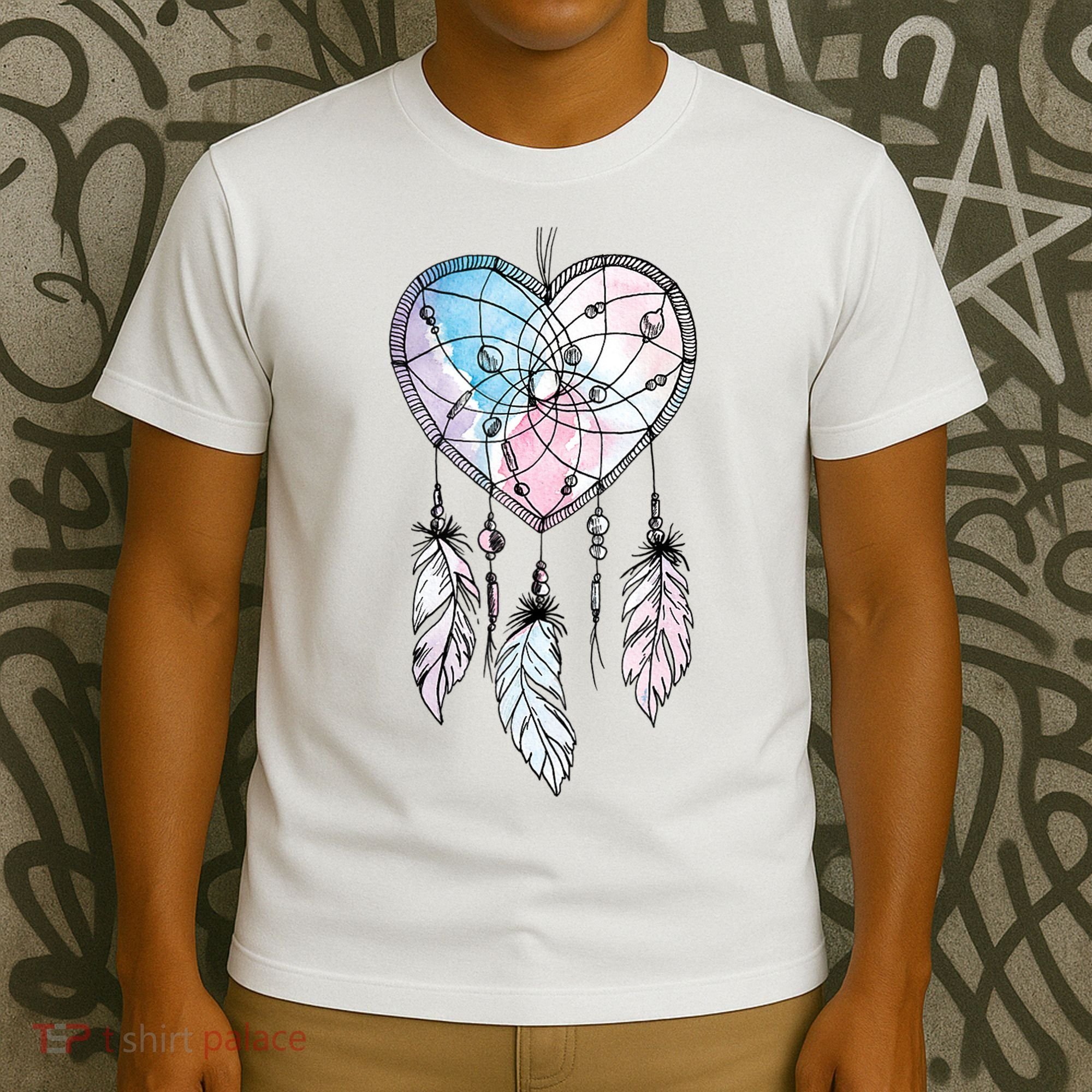 Dreamcatcher Native American Feathers Boho Dream Catcher T-Shirt