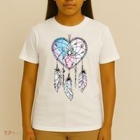 Dreamcatcher Native American Feathers Boho Dream Catcher T-Shirt thumb 4