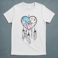 Dreamcatcher Native American Feathers Boho Dream Catcher T-Shirt thumb 5
