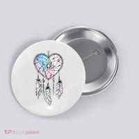 Dreamcatcher Native American Feathers Boho Dream Catcher Button thumb 0