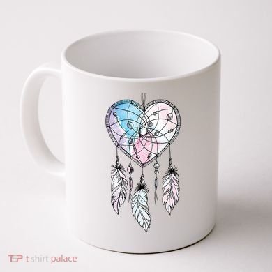 Dreamcatcher Native American Feathers Boho Dream Catcher Coffee Mug