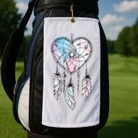Dreamcatcher Native American Feathers Boho Dream Catcher Golf Towel thumb 2