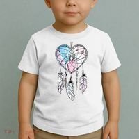 Dreamcatcher Native American Feathers Boho Dream Catcher Toddler T-Shirt thumb 2