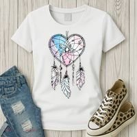 Dreamcatcher Native American Feathers Boho Dream Catcher Women's T-Shirt thumb 3