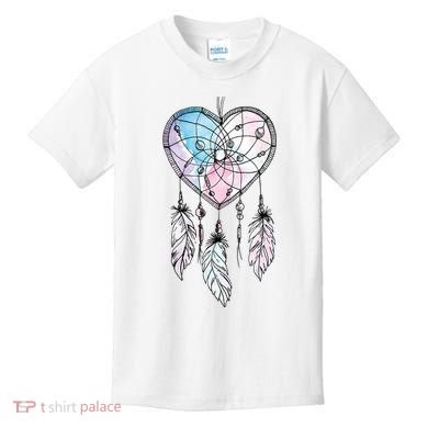 Dreamcatcher Native American Feathers Boho Dream Catcher Kids T-Shirt