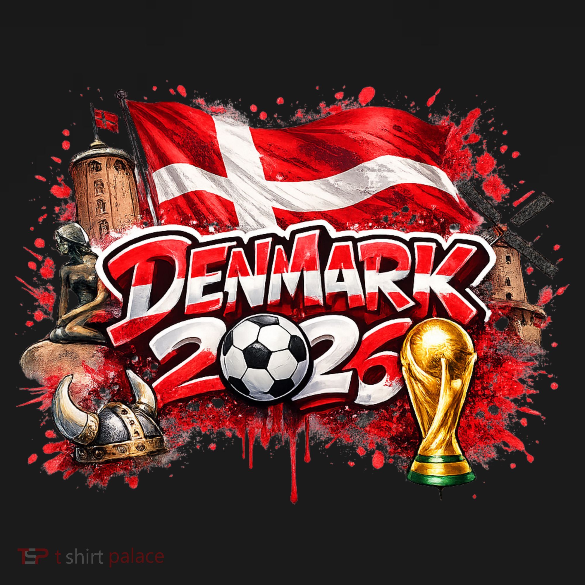 DENMARK North America Soccer Tournament 2026 Women's Hoodie