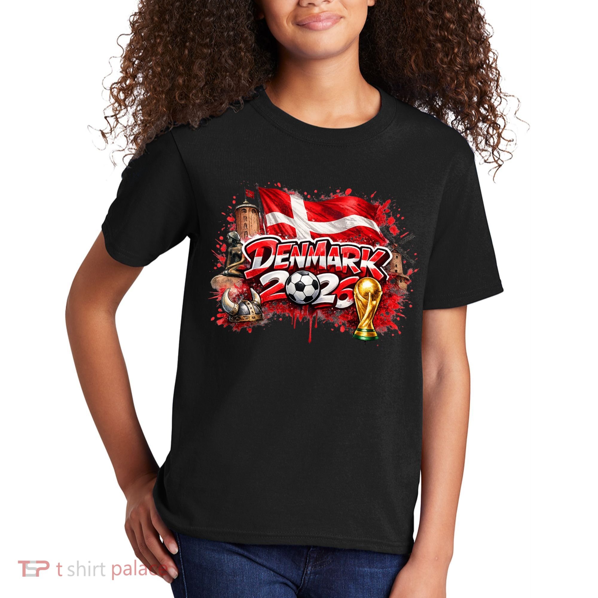 DENMARK North America Soccer Tournament 2026 Kids T-Shirt